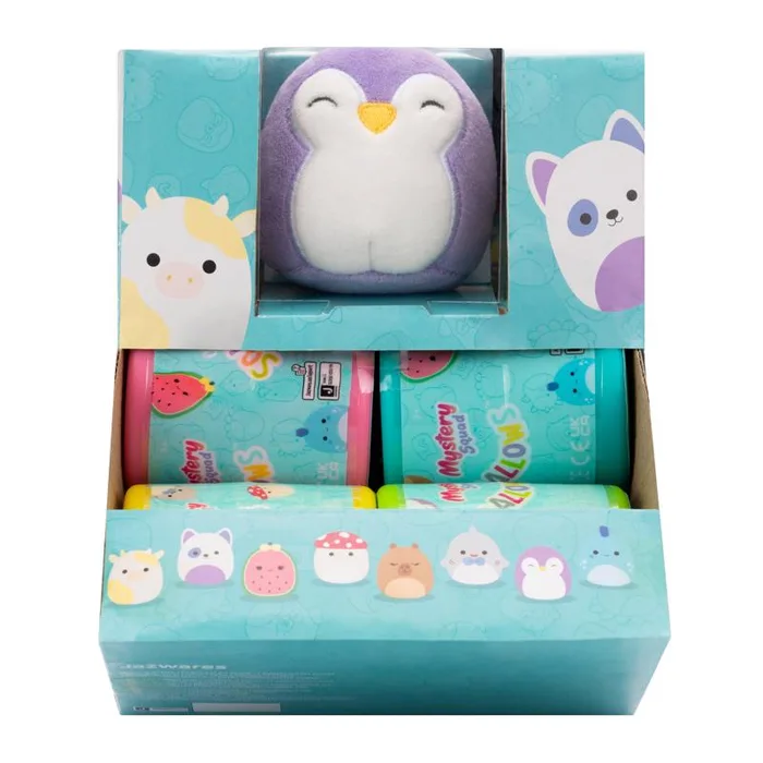 Squishmallows Mystery Squad Micromallow Multicolored (Pack of 24)
