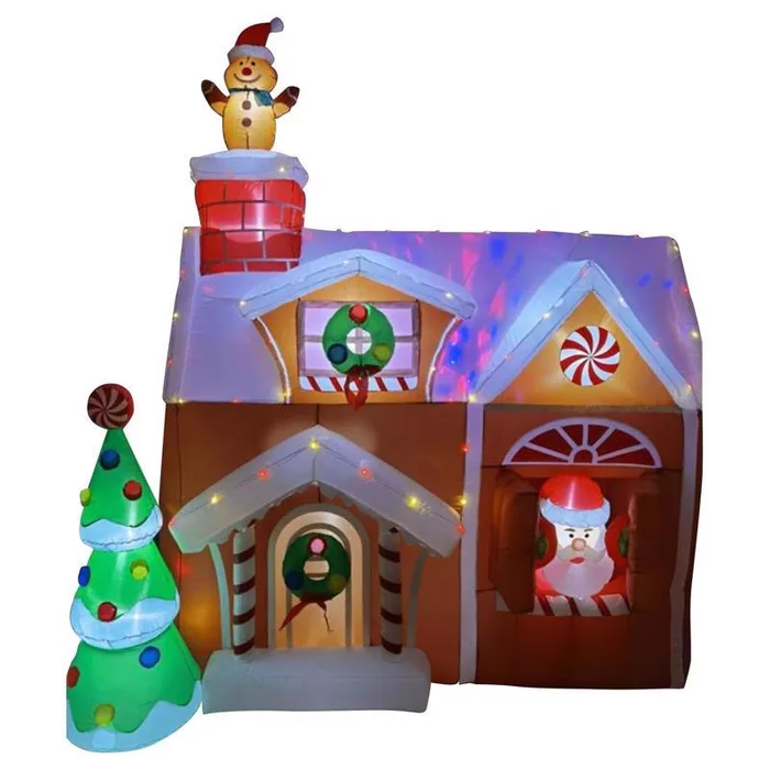 Omega Brite Gingerbread House 6 ft. Inflatable