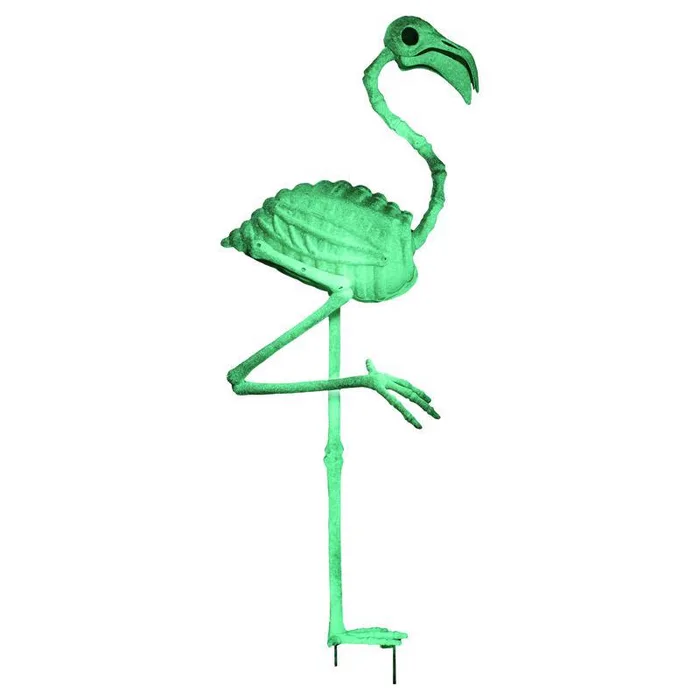 Seasons 34 in. Skeleton Flamingo Halloween Decor (Pack of 2)