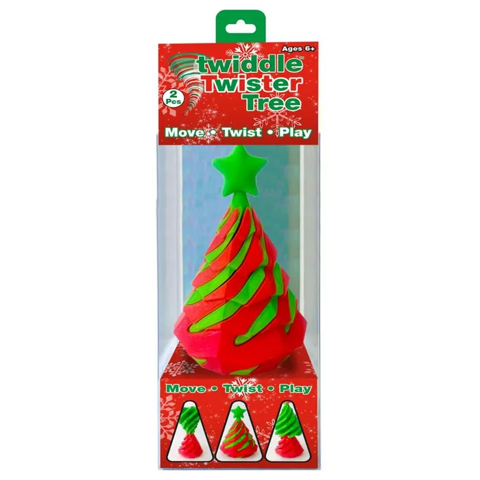 Zorbitz Twiddle Twiddle Twister Fidget Toy Pink/Red (Pack of 12)
