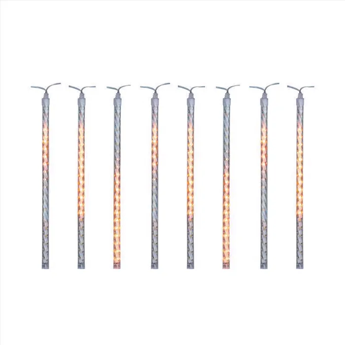 Celebrations Orange 12 in. LED Meteor Lights Halloween Decor