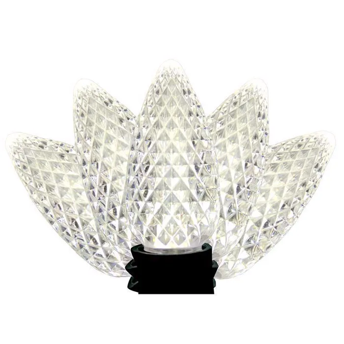Celebrations Classic LED C9 Pure White 75 ct String Christmas Lights 49 ft.