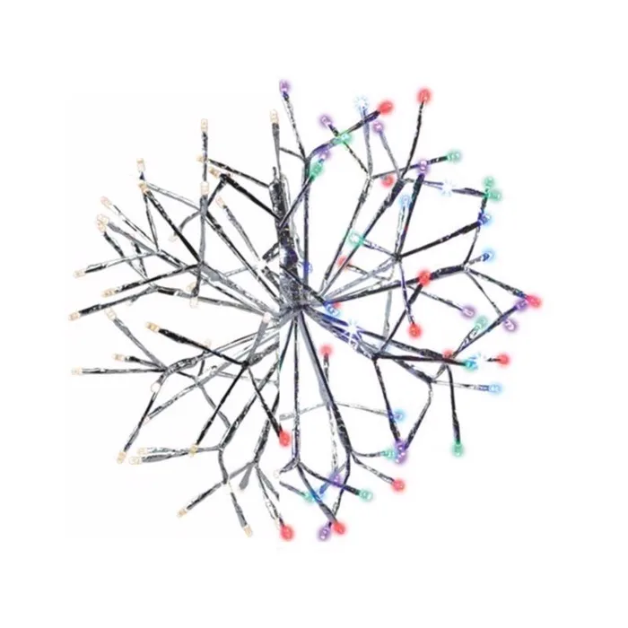 Celebrations LED Multi Shimmering Sphere 12 in. Hanging Decor