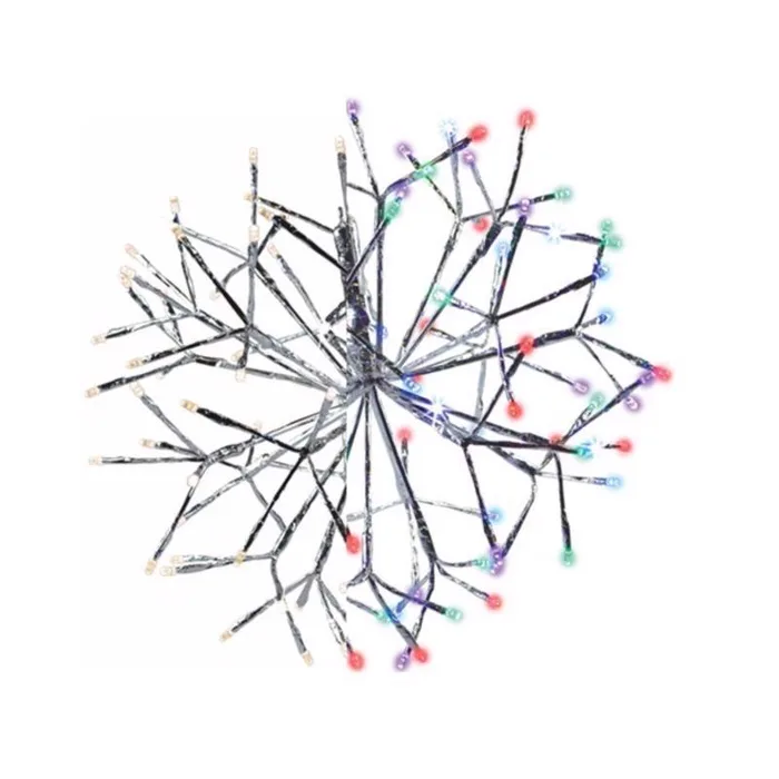 Celebrations LED Multi Shimmering Sphere 16 in. Hanging Decor