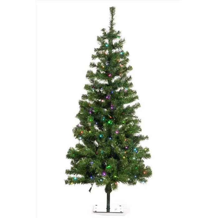 Celebrations 4-1/2 ft. Full LED 170 ct Brilliant Color Changing Christmas Tree
