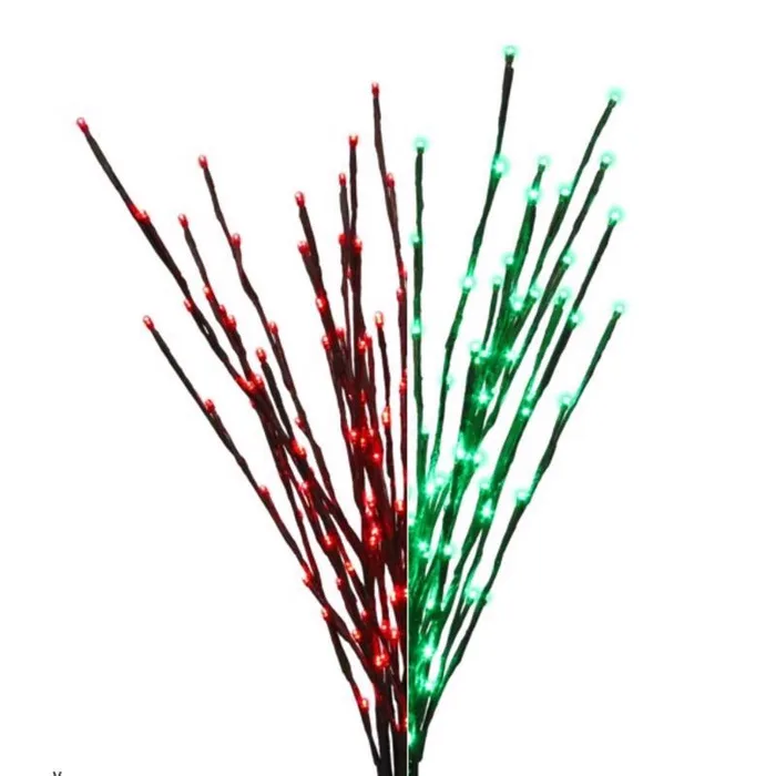 Celebrations LED Green/Red Light Burst Color Change 32 in. Pathway Decor