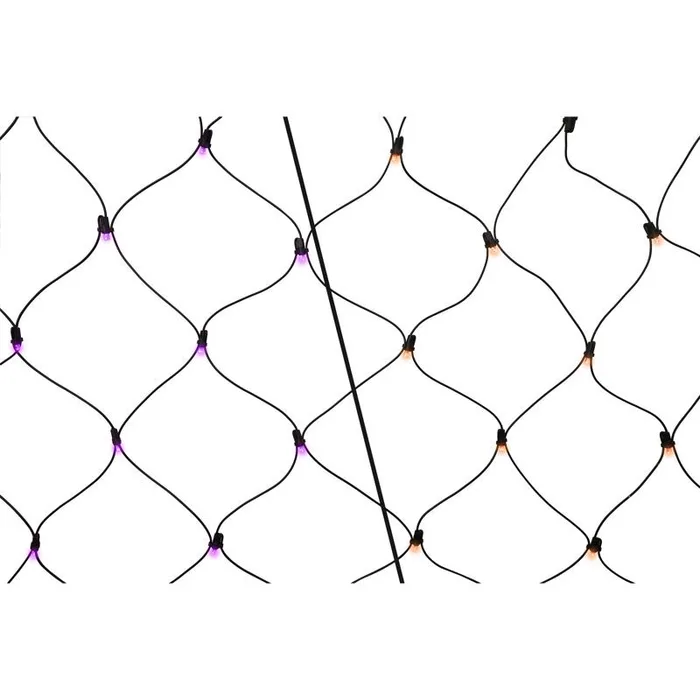 Celebrations Orange/Purple 100 ct LED Net Lights
