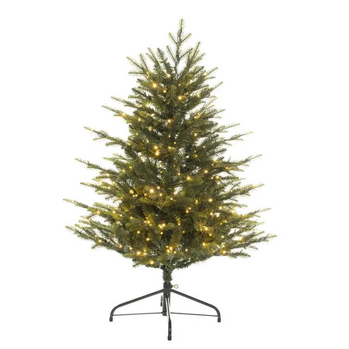 Holiday Bright Lights 4 ft. Full LED 350 ct Emerald Pine Sparkle Christmas Tree