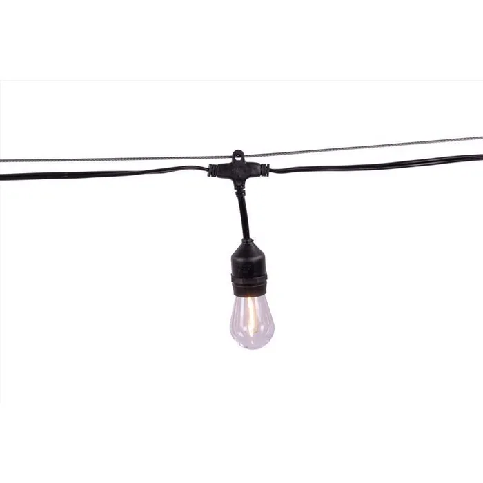 Belle Luci LED Patio Light Set Warm White 18 ft. 10 lights
