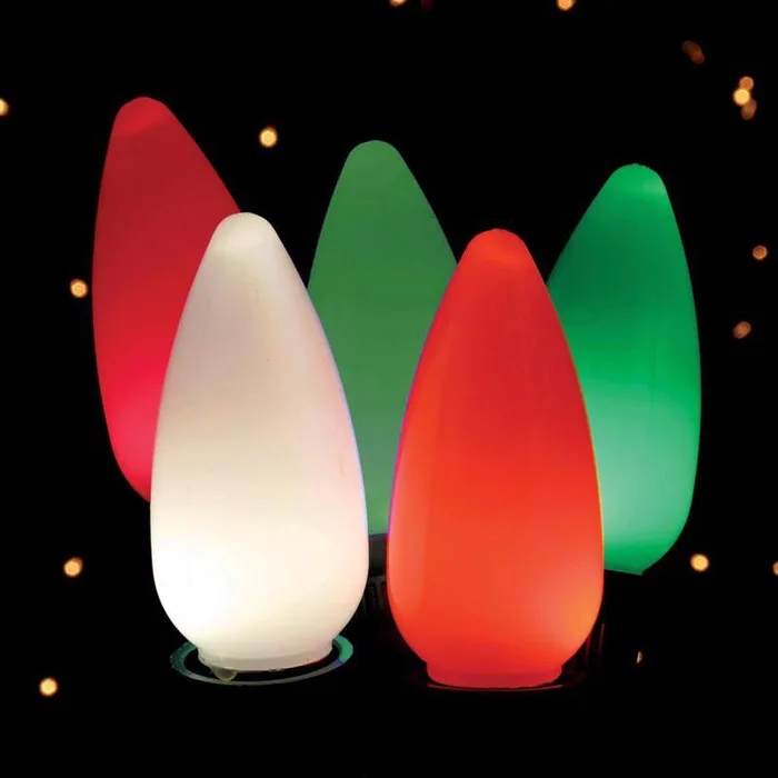 Celebrations LED C9/5MM Multicolored 4 ct Replacement Christmas Light Bulbs (Pack of 12)