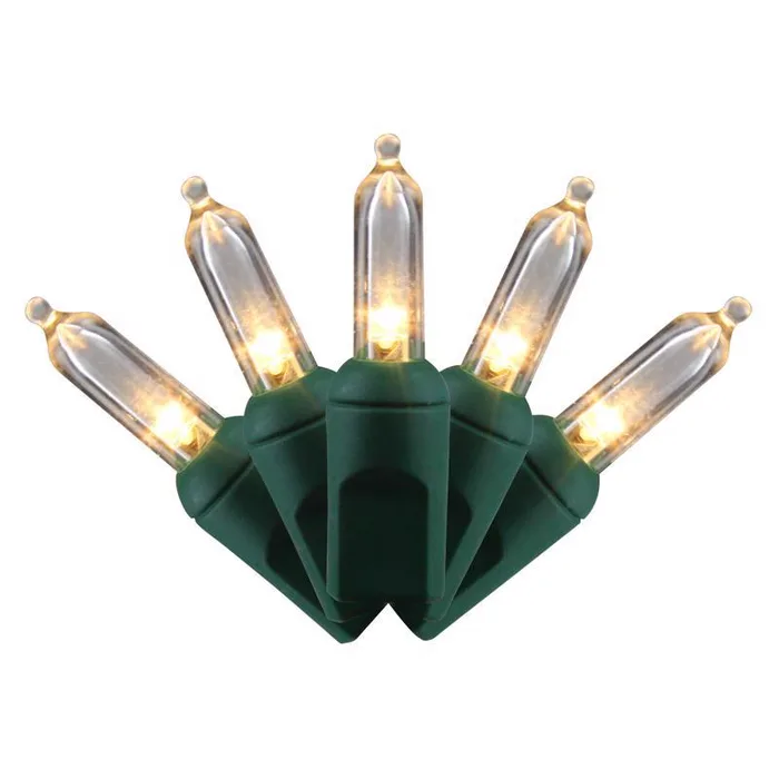 Celebrations LED T5 Warm White 5 ct Replacement Christmas Light Bulbs (Pack of 8)
