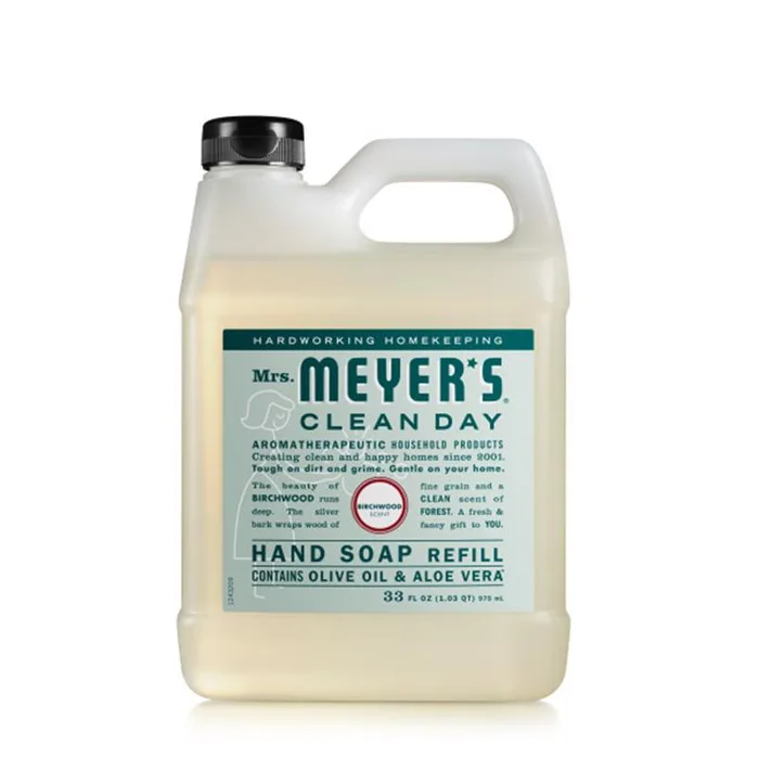 Mrs. Meyer's Clean Day Birchwood Scent Liquid Hand Soap 33 oz (Pack of 6)