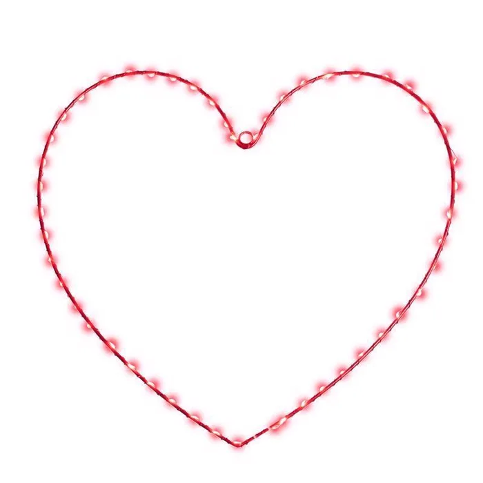Celebrations Heart Silhouette Window Decor Metal 1 pk