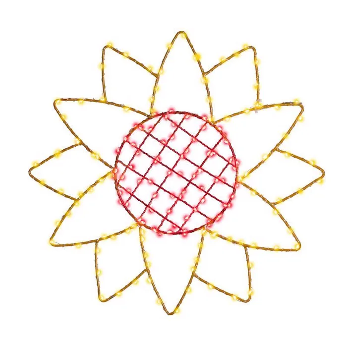Celebrations Sunflower Silhouette Window Decor Metal 1 pk