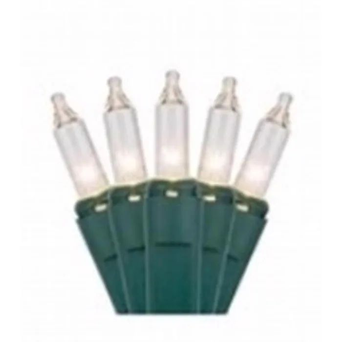Celebrations Incandescent T5 Clear 5 ct Replacement Christmas Light Bulbs (Pack of 8)