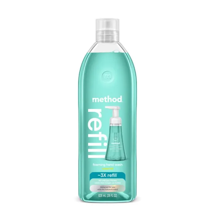 Method Waterfall Scent Foam Hand Wash 28 oz (Pack of 4)