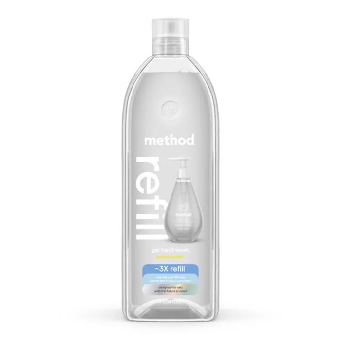 Method Sweet Water Scent Gel Hand Wash 34 oz (Pack of 4)