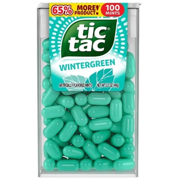 Tic Tac Wintergreen Mints 1.7 oz (Pack of 12)