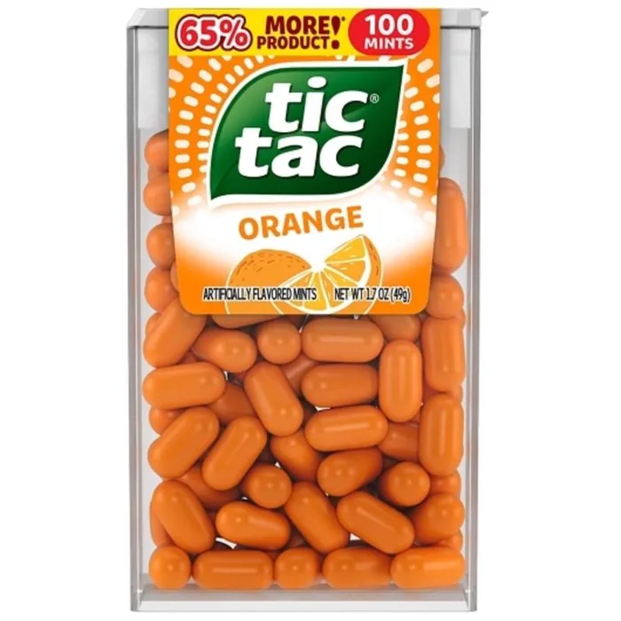 Tic Tac Orange Mints 1.7 oz (Pack of 12)