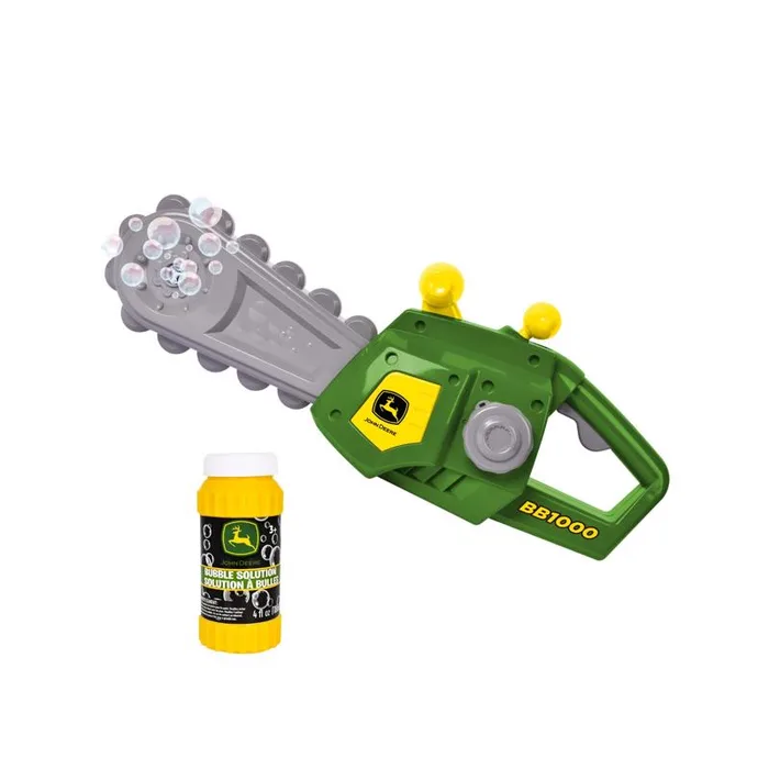 John Deere Bubble Chainsaw Green/Grey