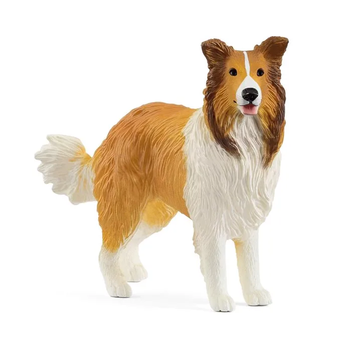 Schleich Collie Figurine White/Brown (Pack of 5)