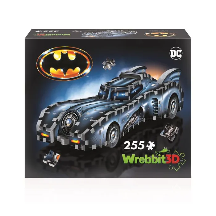 Wrebbit3D Batmobile 3D Jigsaw Puzzle Blue 255 pc