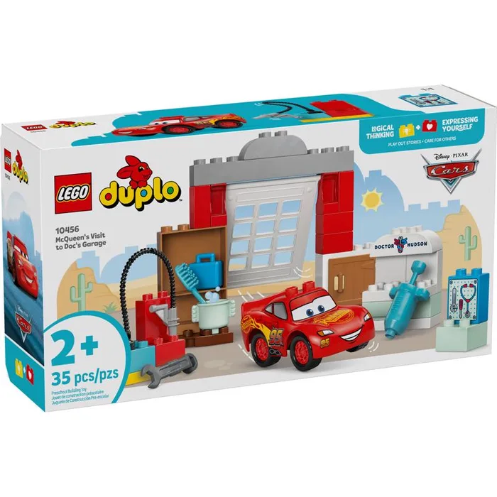 LEGO Duplo Mcqueen's Visit to Doc's Garage Building Set Multi 35 pc