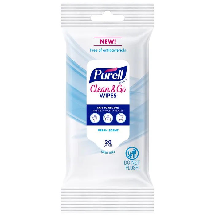 Purell Fresh Scent Wipes Hand Sanitizing Wipes 20 wipes (Pack of 12)