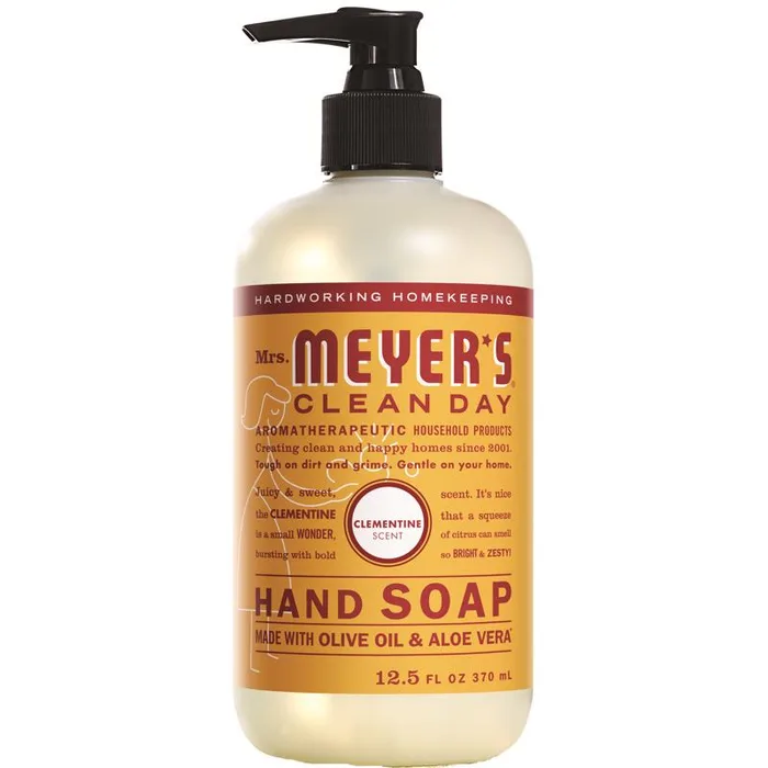 Mrs. Meyer's Clean Day Clementine Scent Hand Soap 12.5 fl. oz. (Pack of 6)