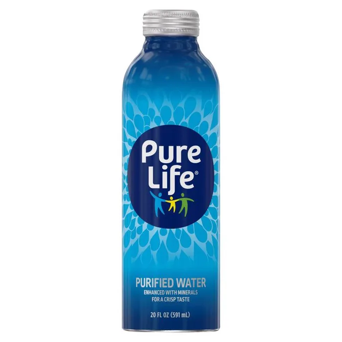 Primo Pure Life Natural Bottled Water 20 fl. oz. 1 pk (Pack of 18)