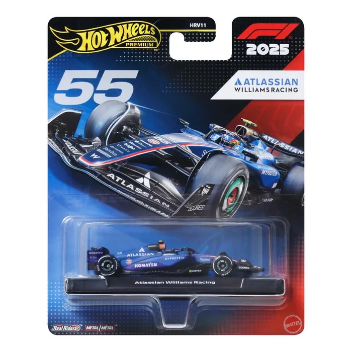 Hot Wheels Die-Cast 1:64 Scale Formula 1 Assorted Collectible Toy Race Car Multicolored