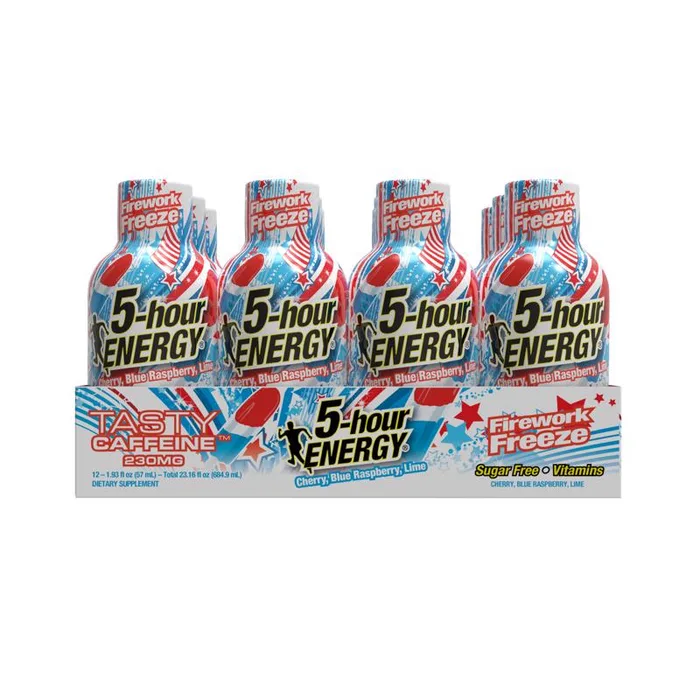 5-hour Energy Fireworks Freeze Sugar Free Assorted Energy Shot 1.93 fl. oz. (Pack of 12)
