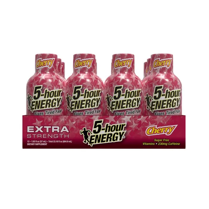 5-hour Energy Extra Strength Sugar Free Cherry Energy Shot 1.93 fl. oz. (Pack of 12)