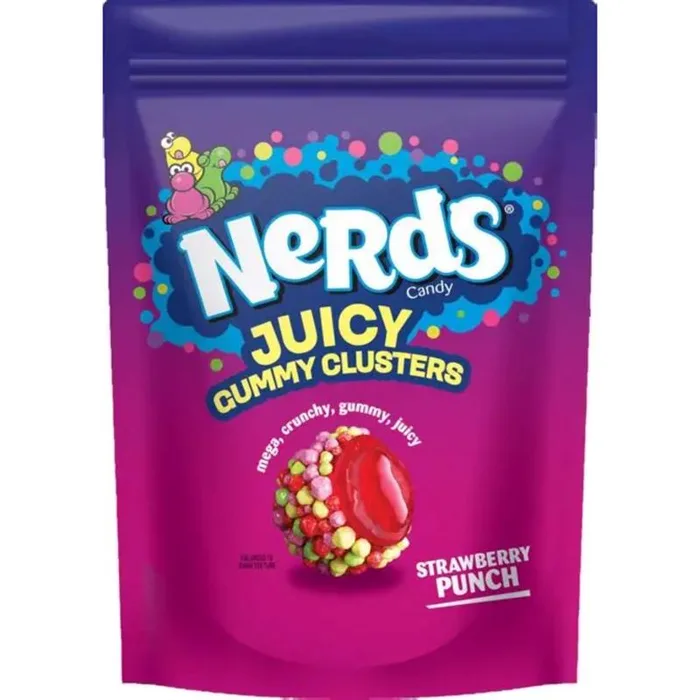 Nerds Strawberry Punch Gummy Clusters 4.5 oz (Pack of 12)