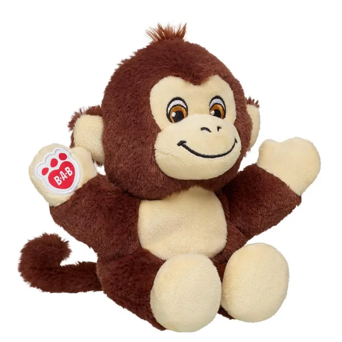 Build-A-Bear Mini Beans Smiley Monkey Plush Toy (Pack of 18)