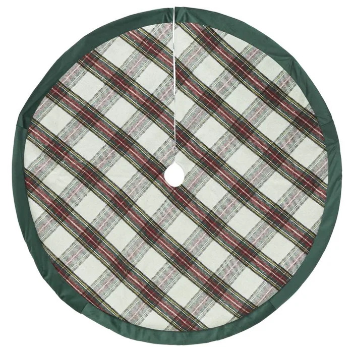 Dyno Plaid Tree Skirt 48 in. (Pack of 4)