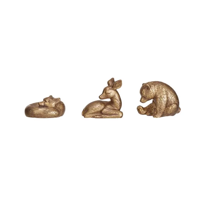 Creative Co-Op Sleepy Animals - Bear/Deer/Fox Table Decor