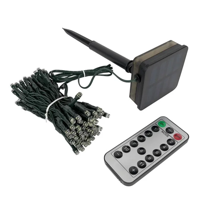 Celebrations LED Mini Multicolored String Lights w/Remote Christmas Lights 16.2 ft.
