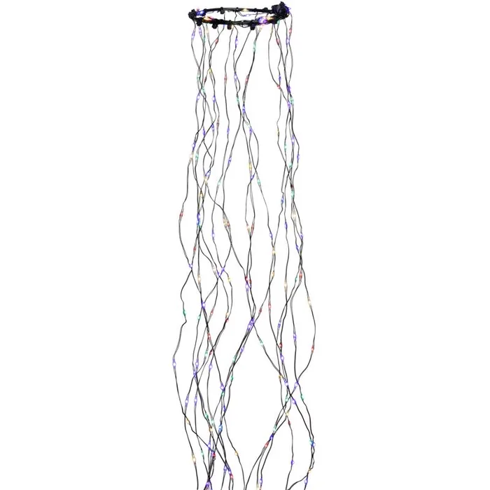 Celebrations Cascade LED Micro Multicolored 304 ct String Christmas Lights 3 ft.