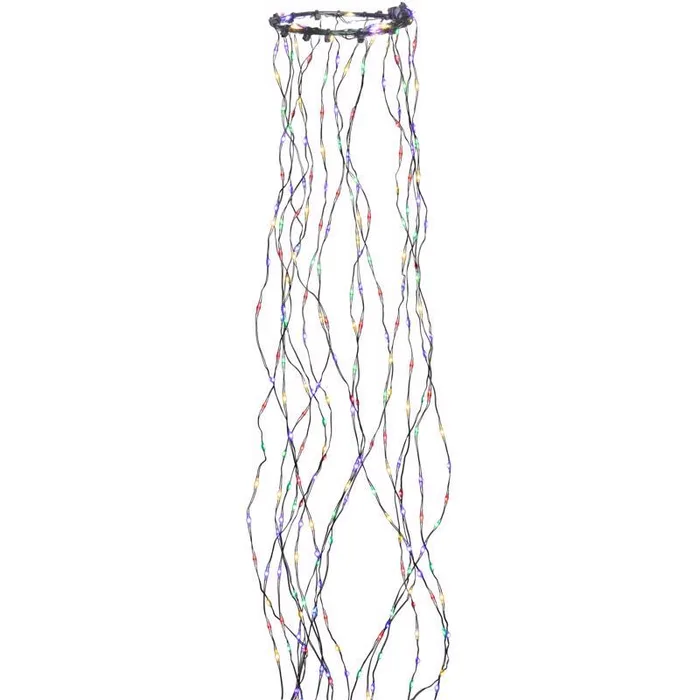 Celebrations Cascade LED Micro Multicolored 832 ct String Christmas Lights 8 ft.