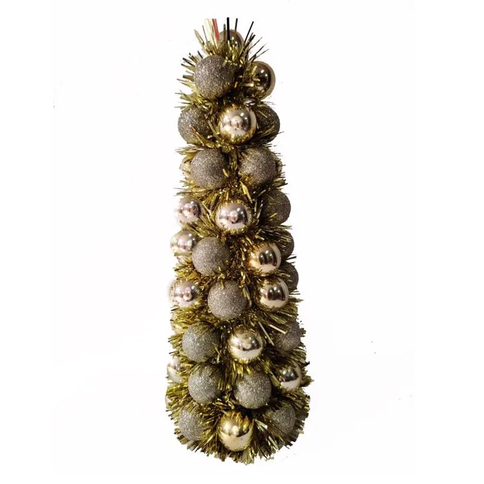 Youngcraft Gold Glitterball Cone Table Decor (Pack of 4)