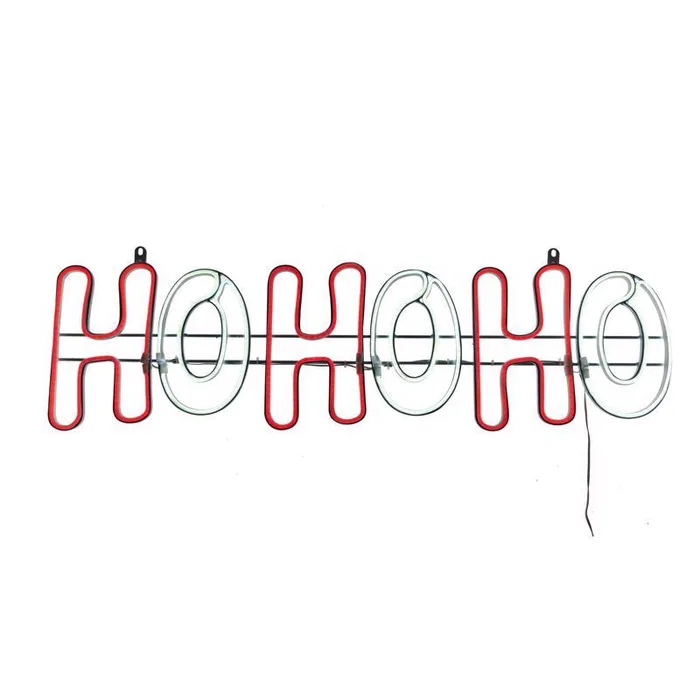 Celebrations LED Red/White Neon HOHOHO 36 in. Hanging Decor