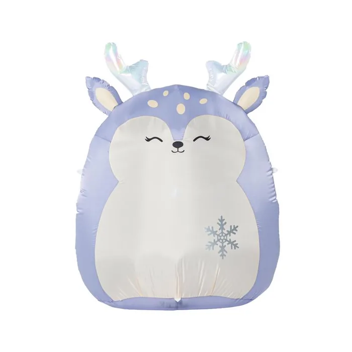 Squishmallows A Holiday Company Farryn Squishmallow reindeer character 4 ft. Inflatable