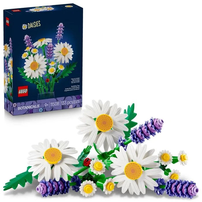 LEGO Botanicals Daisies Building Set Multi 133 pc