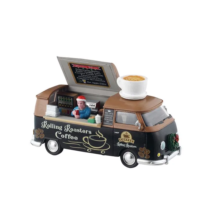 Lemax Rolling Roasters Coffee Village Accessories (Pack of 12)