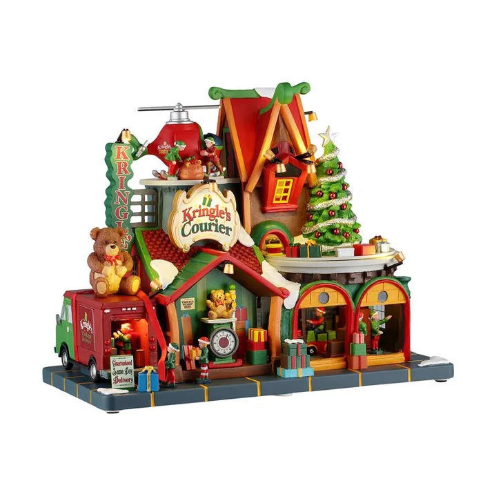 Lemax LED Kringle Courier Christmas Village (Pack of 2)