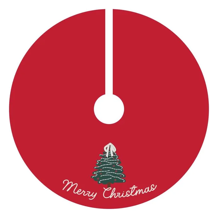 Celebrations Tree with Velvet Bow Tree Skirt (Pack of 4)