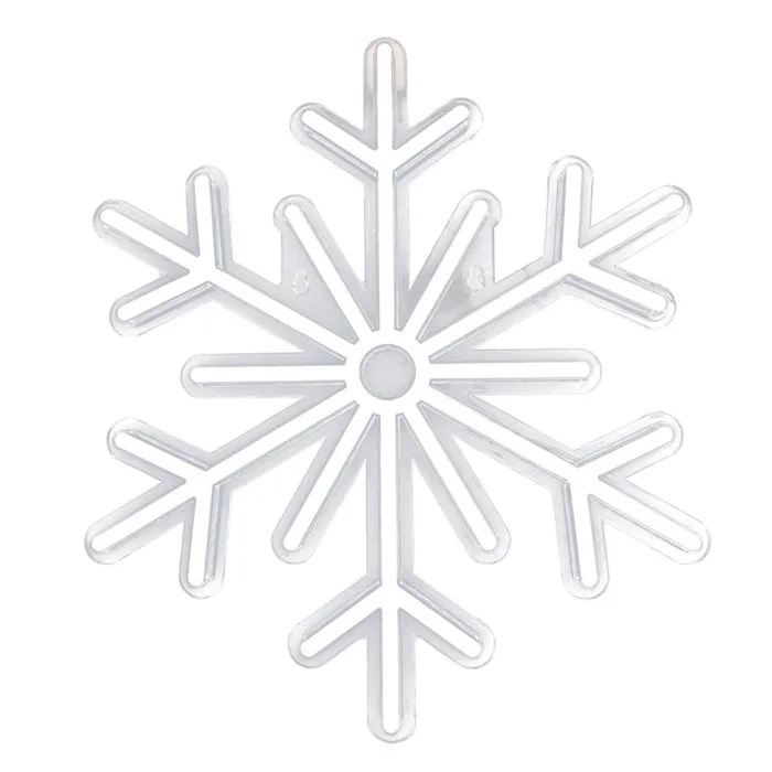 Celebrations LED Warm White Snowflake Wall Sign 14.96 in.