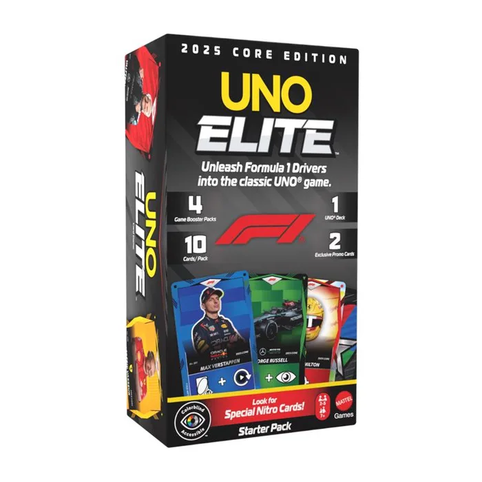 UNO Elite Formula One World Championship Starter Pack Card Game