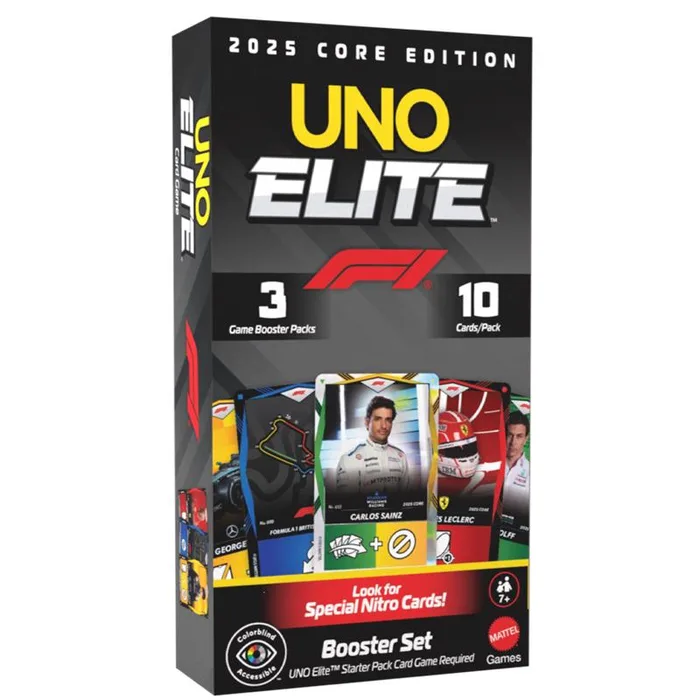 UNO Elite Formula One World Championship Booster Set Card Game